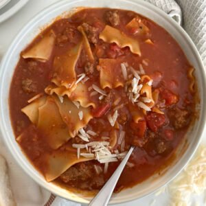 One Pot Lasagna Soup