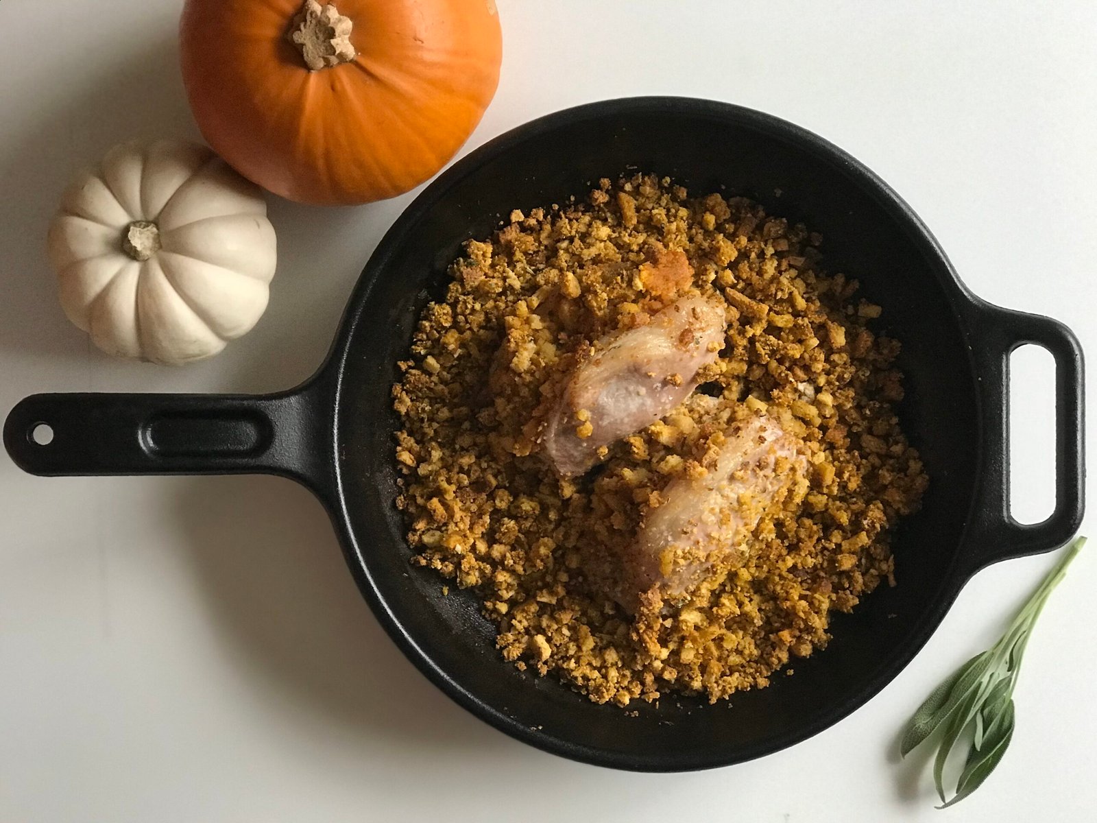 Pumpkin Stuffed Pork Chops