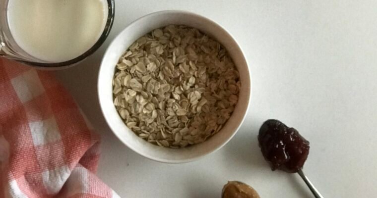 PB & J Overnight Oats