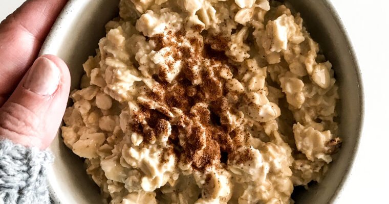 Eggnog Overnight Oats