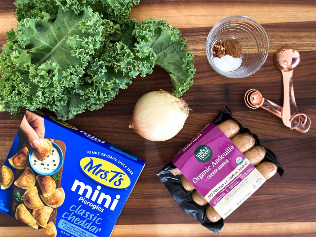 Spicy Chicken Sausage and Kale Soup