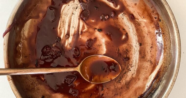 Classic French Red Wine Shallot Sauce