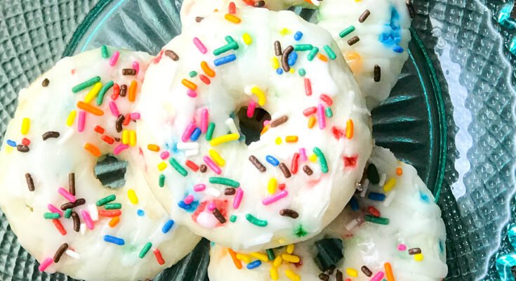 Sprinkle Cake Donuts