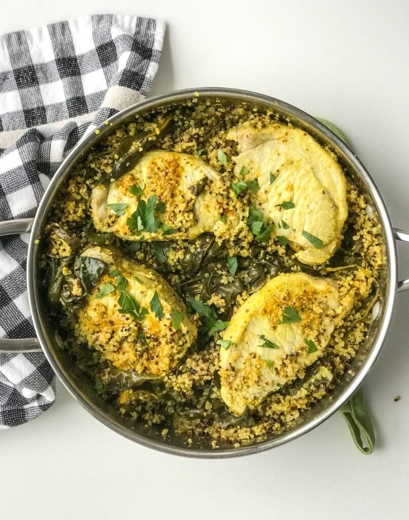 one-pot pork chops and quinoa