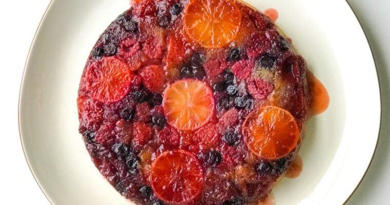 Irresistible Berry Upside-Down Cake