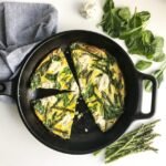 Spring Vegetable & Goat Cheese Frittata