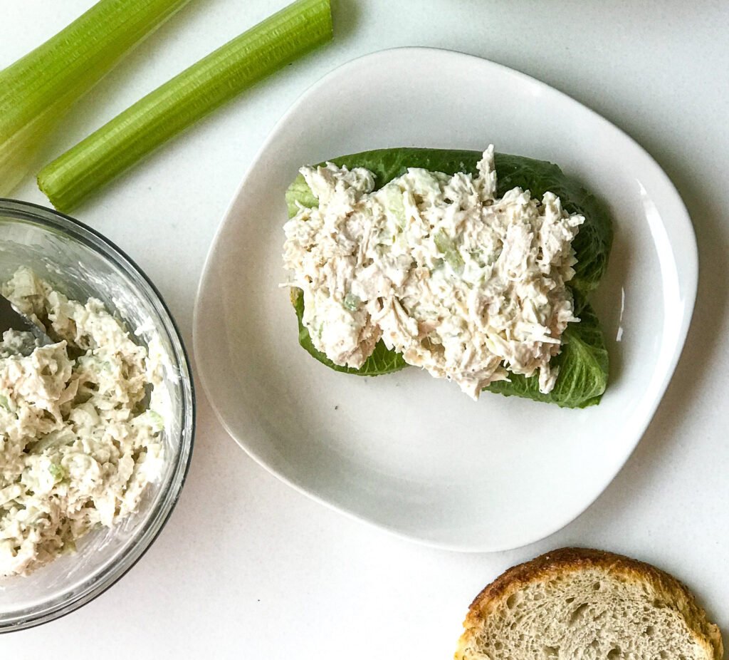 Quick Leftover Chicken Salad