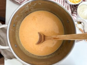 Butternut squash bechamel sauce