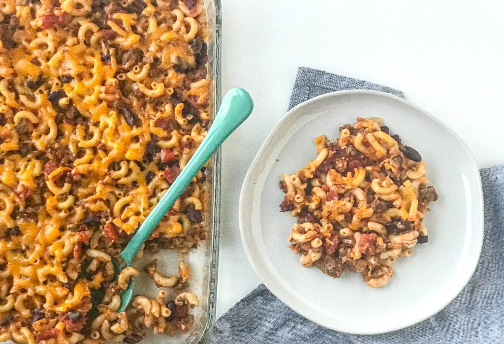 Easy Cheesy Chili Mac Casserole
