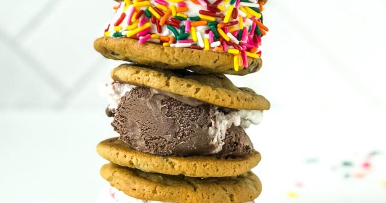 Easy Ice Cream Cookie Sandwiches