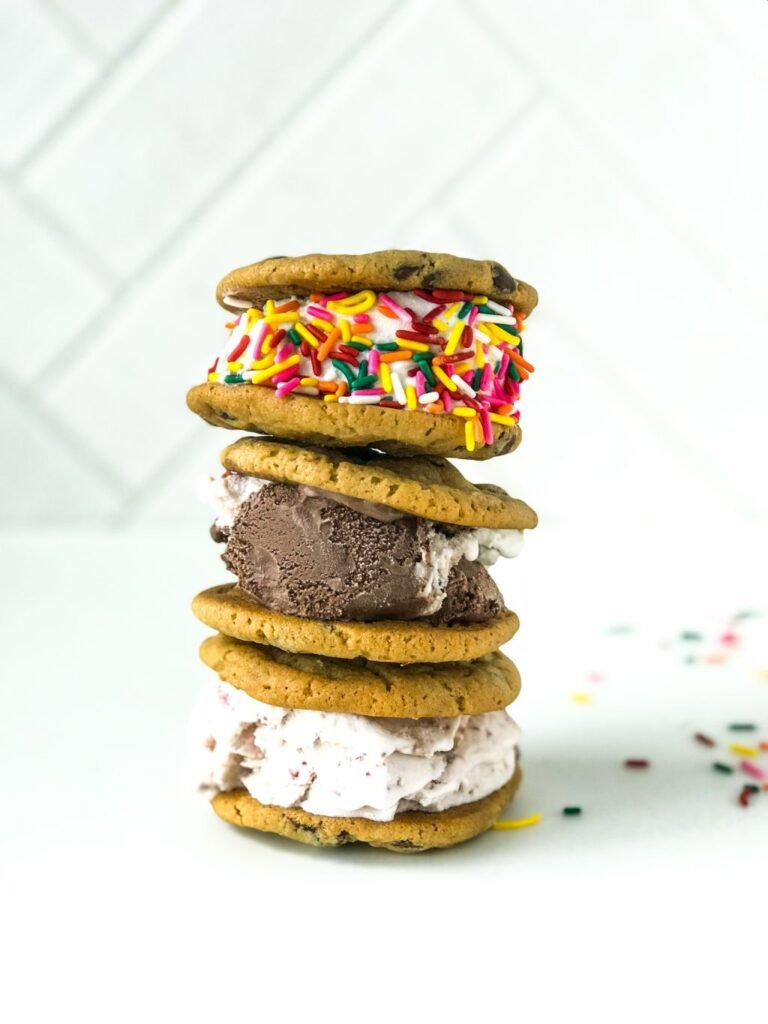 Easy Ice Cream Cookie Sandwiches