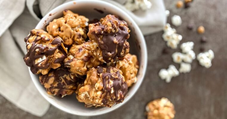 Sweet Popcorn Marshmallow Balls