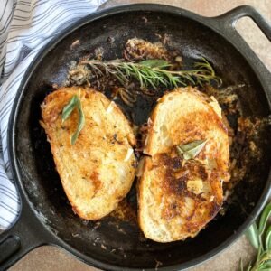 Rustic Pot Roast French Onion Grilled Cheese Sandwich