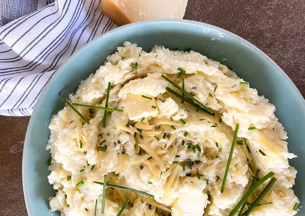 Parmesan and Thyme Mashed Potatoes