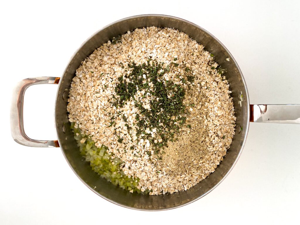 Family Favorite Oat Stuffing (Scottish Skirlie, Gluten-Free)