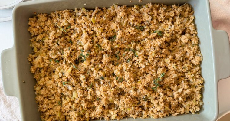 Family Favorite Oat Stuffing (Scottish Skirlie, Gluten-Free)
