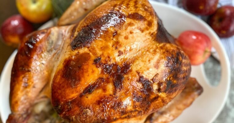 Cozy Apple Cider Turkey (Brine & Roast) with Video