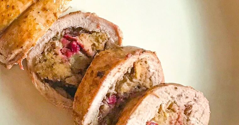 Cranberry Stuffed Pork Tenderloin