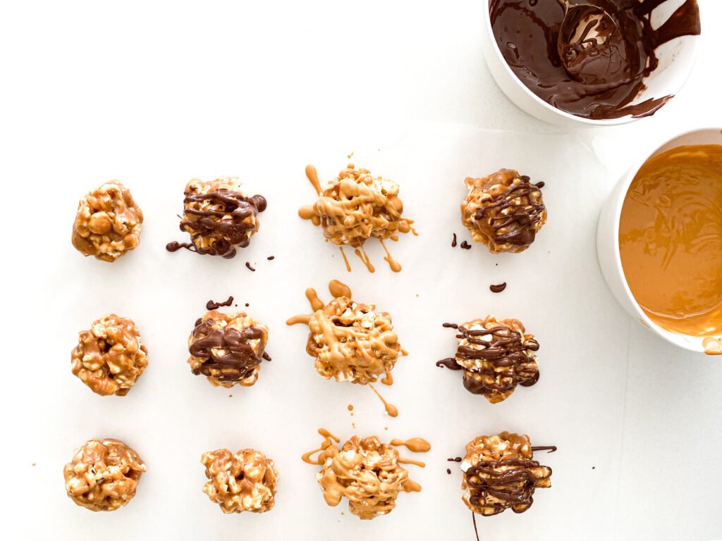 Sweet Popcorn Marshmallow Balls