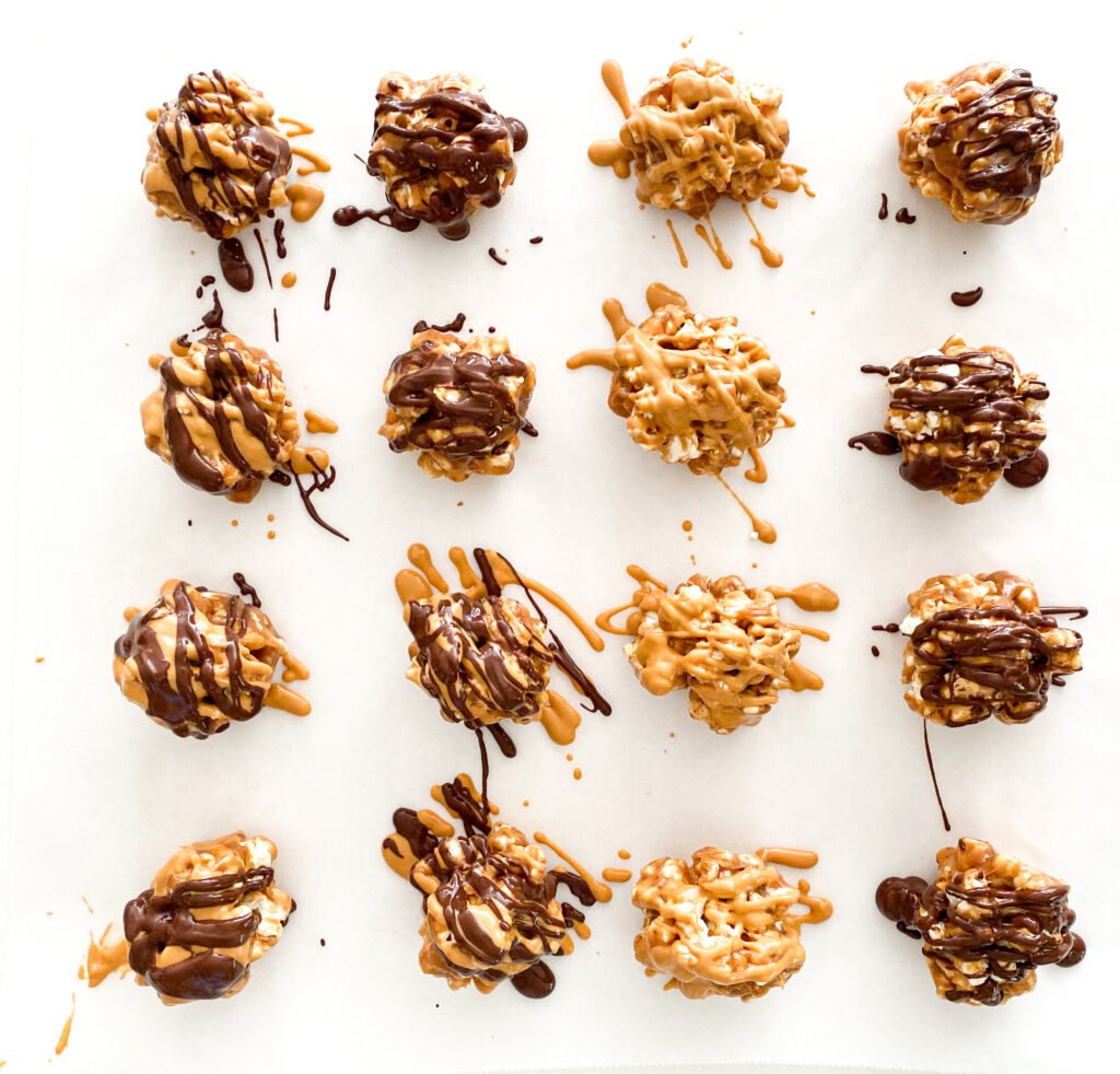 Sweet Popcorn Marshmallow Balls