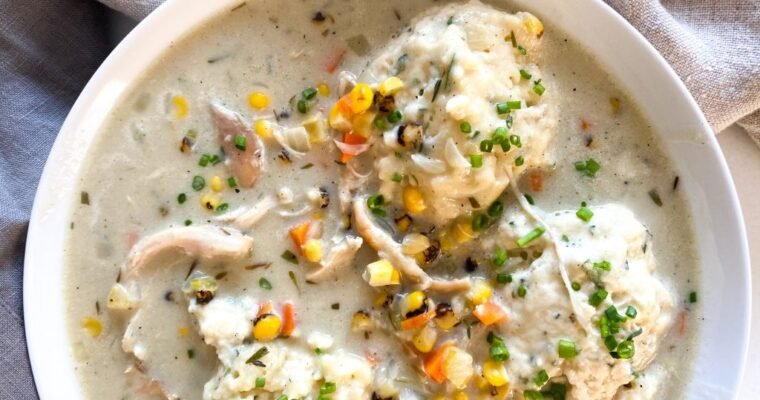 Chicken and Buttermilk Herb Drop Dumplings