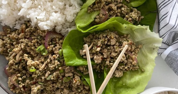 Easy Thai Chicken Larb Gai