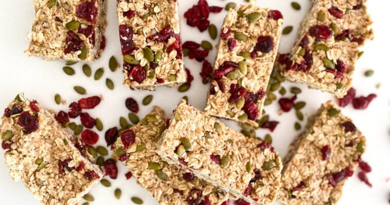 Back to School Overnight Oat Bars (nut-free)