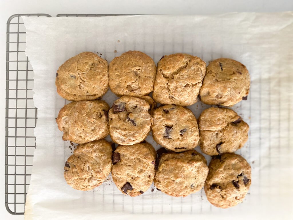 Chocolate Chip Pumpkin Scones (no egg recipe)