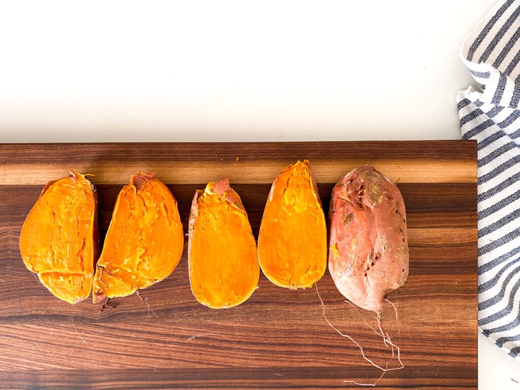 Chorizo and Kale Sweet Potato Skins