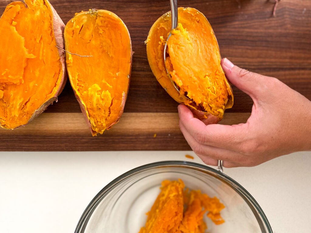 Chorizo and Kale Sweet Potato Skins