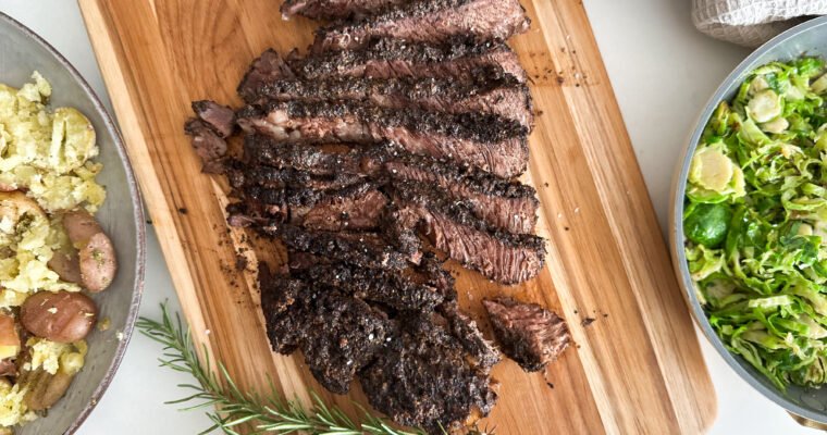 Cracked Black Pepper Crusted Pot Roast (Steak au Poive – crockpot)