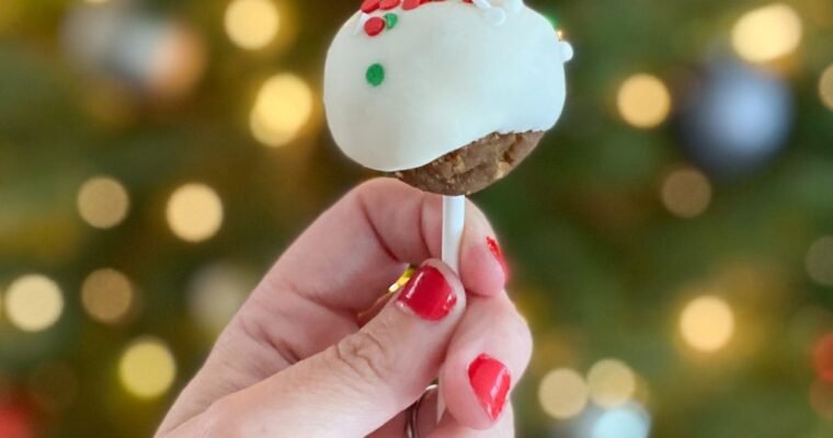 Cute Gingerbread Cake Pops