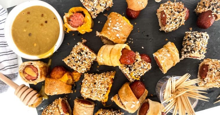 Game Day Pigs in a Blanket (Hot Dog Pretzel Rolls)