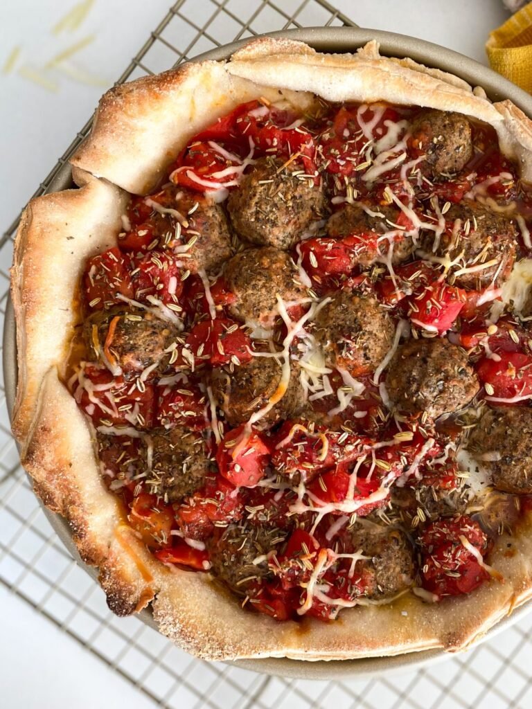 Chicago Style Deep Dish Pizza Feature