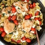 Skillet Feta Spinach Chicken