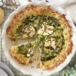 Cracked Pepper Goat Cheese Quiche (GF)