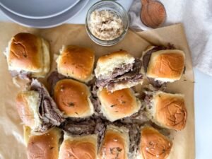 horseradish roast beef sliders feature