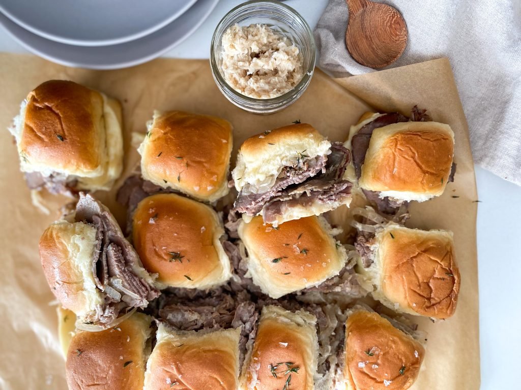 horseradish roast beef sliders feature