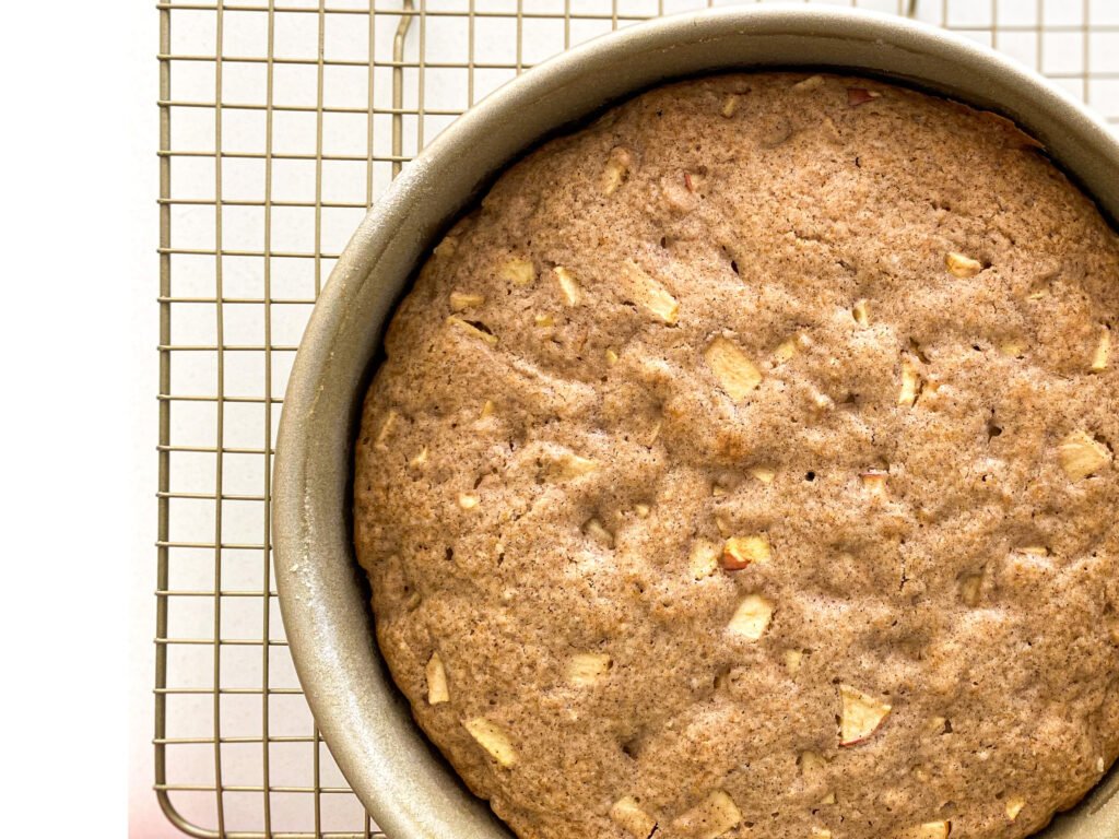 Peanut Butter Apple Coffee Cake