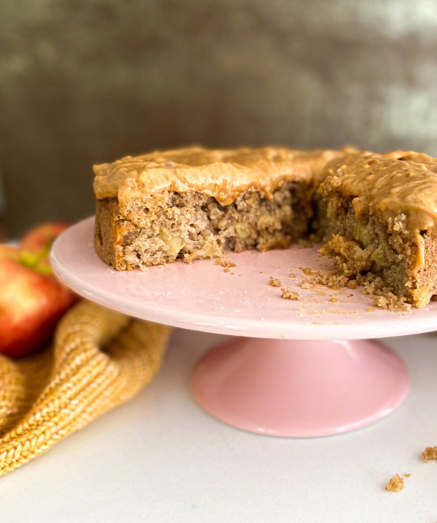 Peanut Butter Apple Coffee Cake