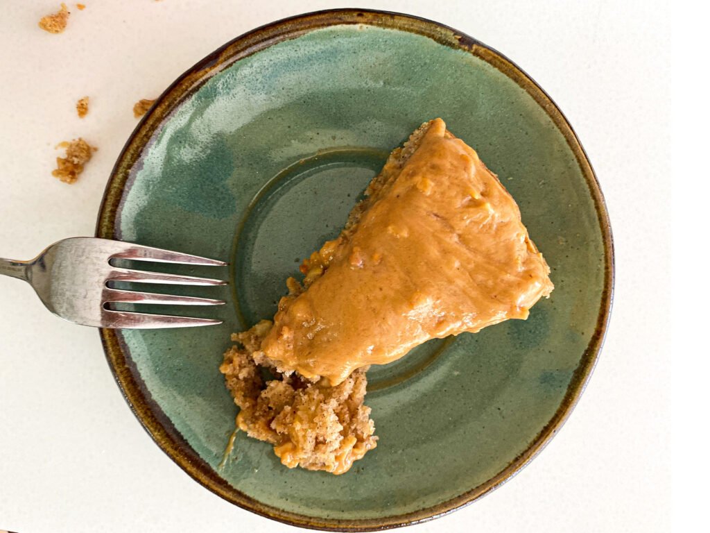 Peanut Butter Apple Coffee Cake