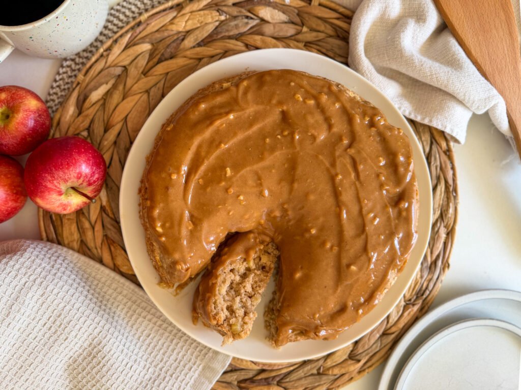 Peanut Butter Apple Coffee Cake