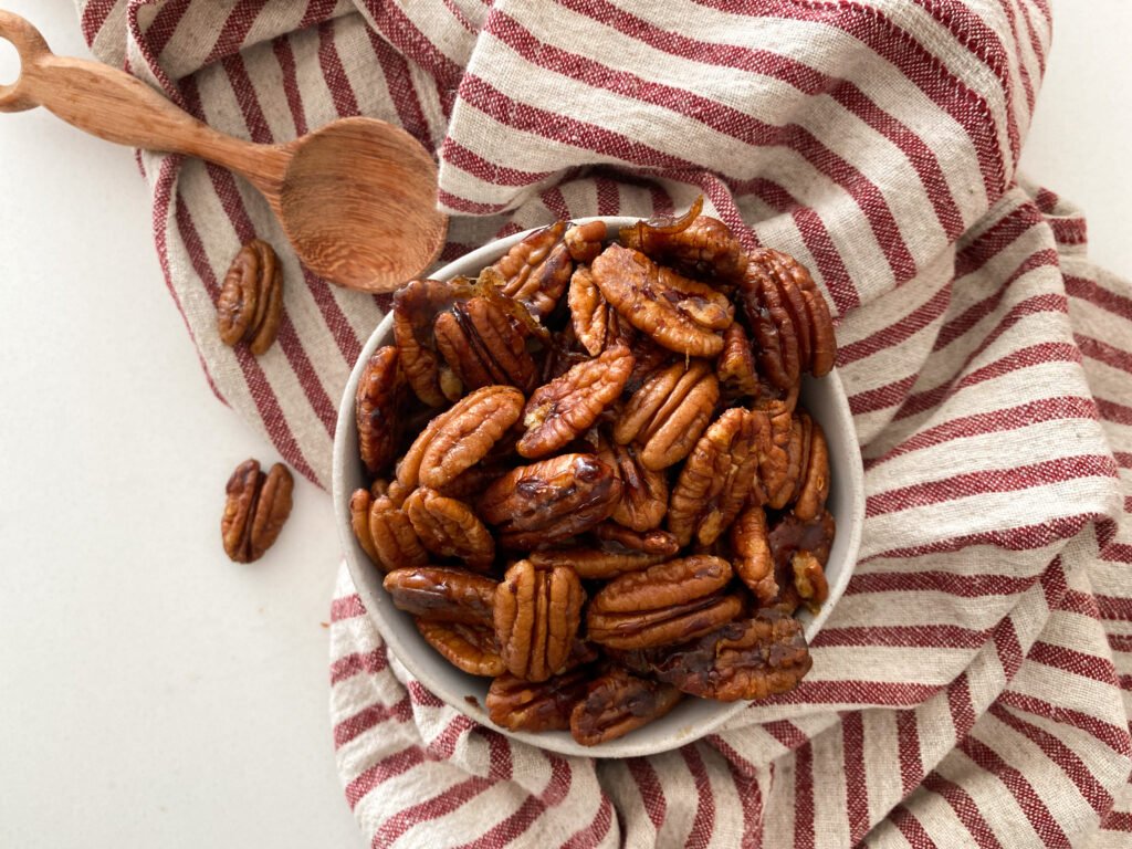 Making Homemade Candied Pecans