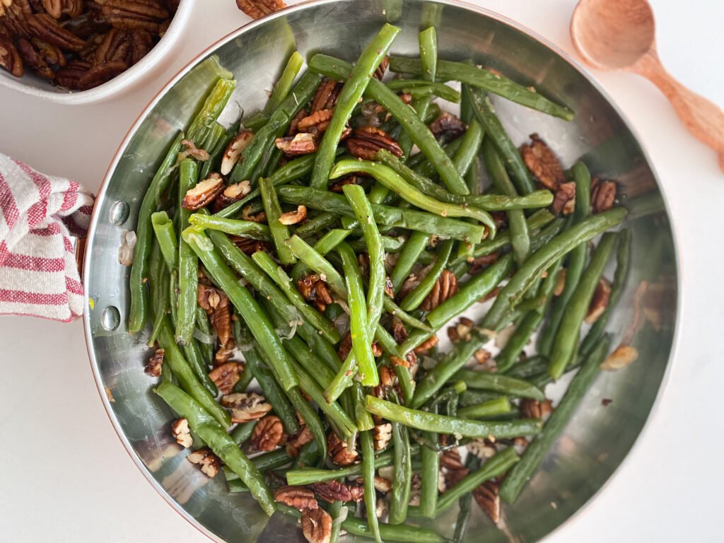 Candied Pecan Green Beans