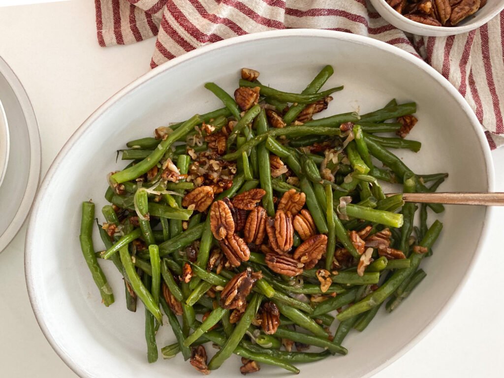 Candied Pecan Green Beans
