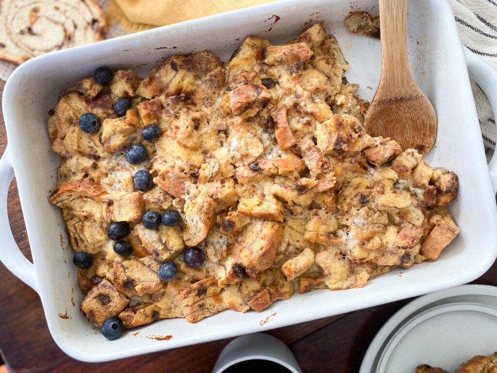 Buttermilk Cinnamon Raisin French Toast Casserole