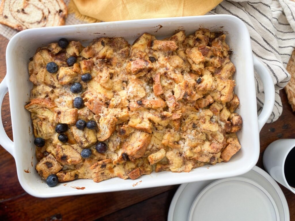 Buttermilk Cinnamon Raisin French Toast Casserole