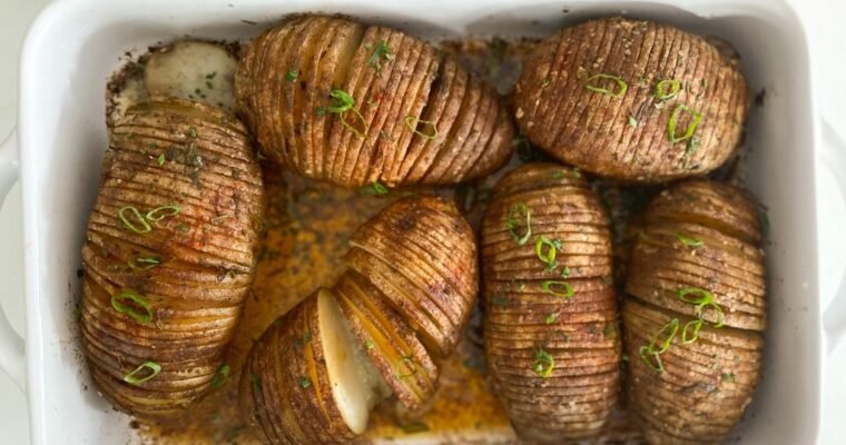 Herb and Butter Hassleback Potatoes