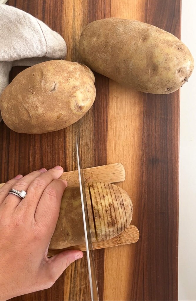 Herb Hassleback Potatoes