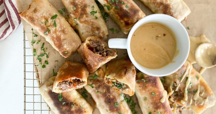 Philly Cheesesteak Egg Rolls